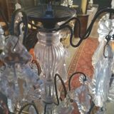 Bronze chandelier and tassels