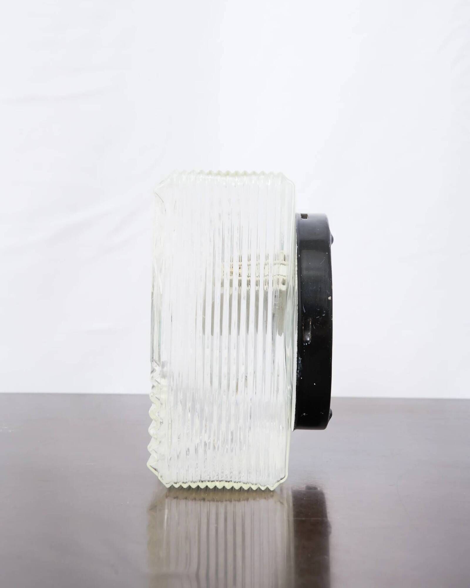 "Prism" wall light, pressed glass, 1960s