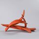 Abstract sculpture by Paolo Schiavocampo, circa 1970