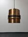 Suspension vintage Doria couleur cuivre