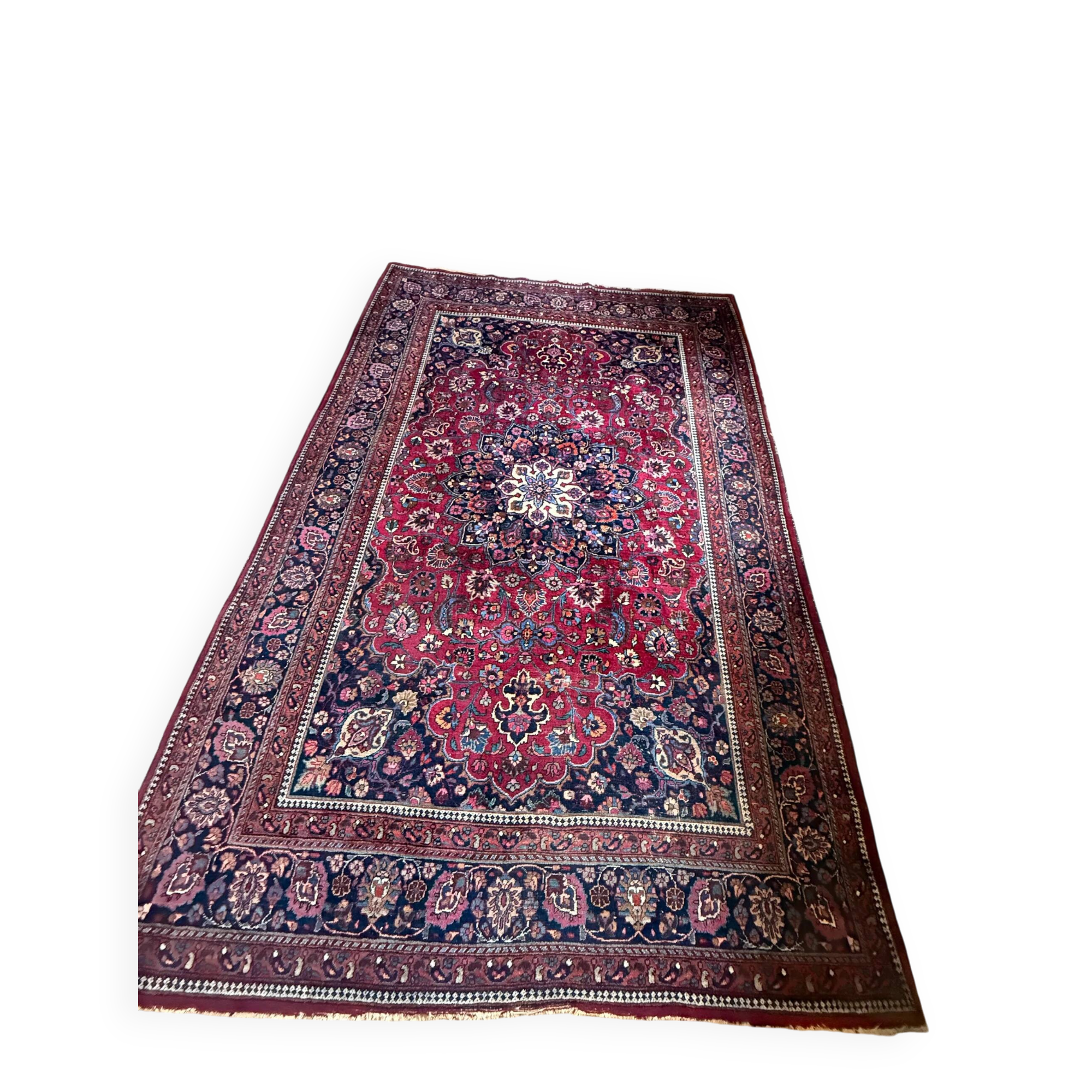 Large vintage Persian rug