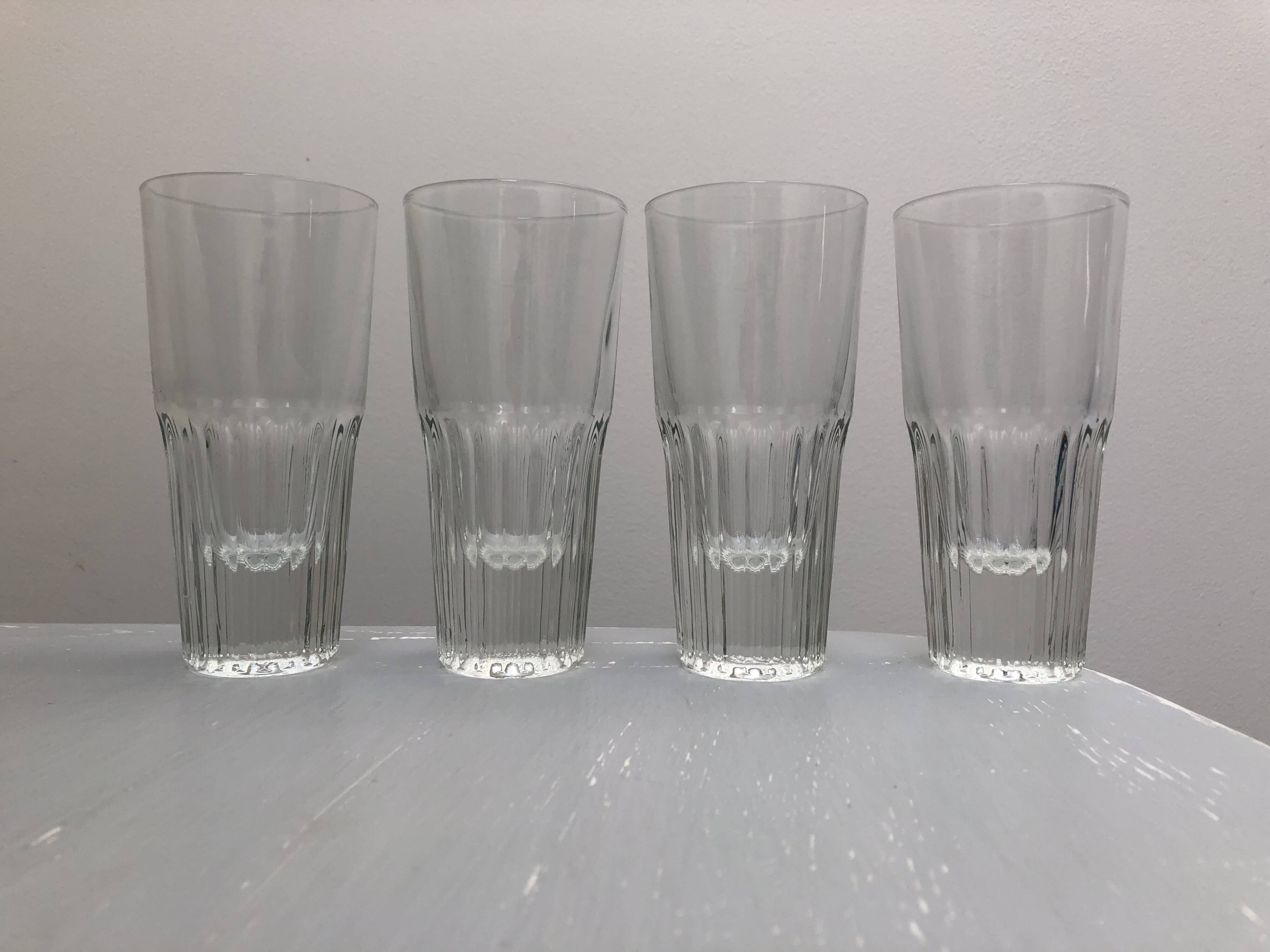 Vintage berger stamped pastis glass