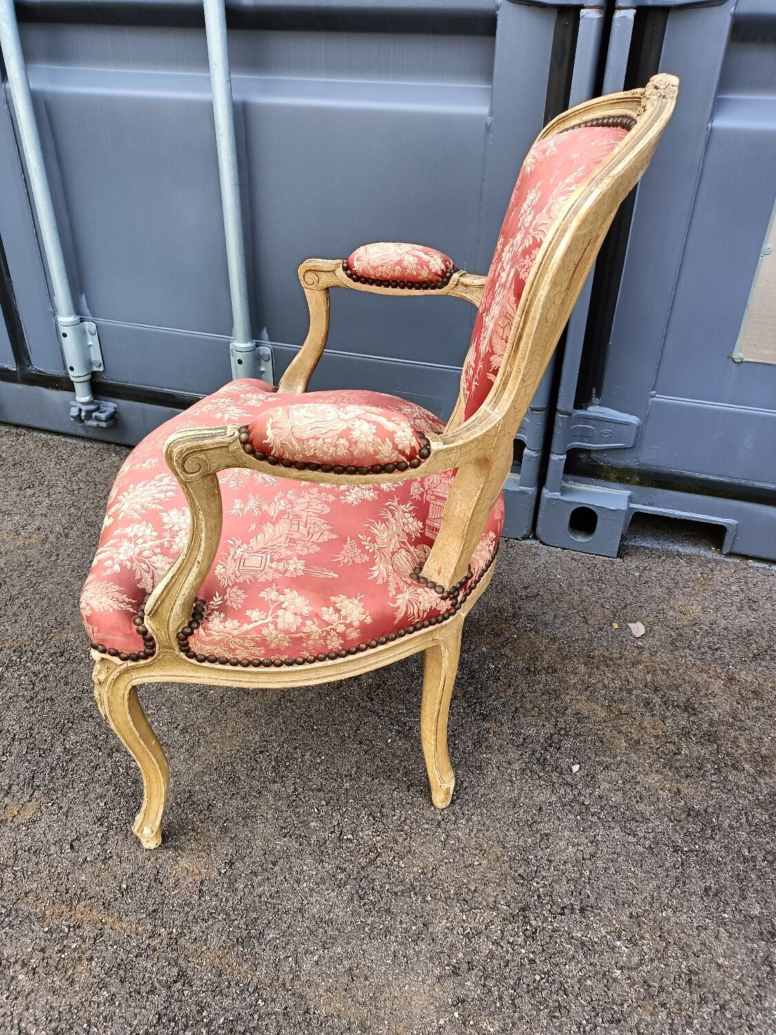 Pair of antique armchairs Louis XV style