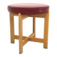 Scandinavian oak stool, Sweden, 1960