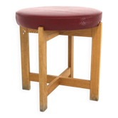 Scandinavian oak stool, Sweden, 1960