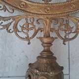 Large bronze candelabrum from the 19th century.