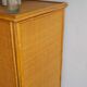 Vintage rattan wardrobe