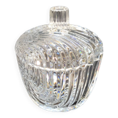 Bonbonnière boîte couverte en cristal villeroy et boch forme coquille vintage