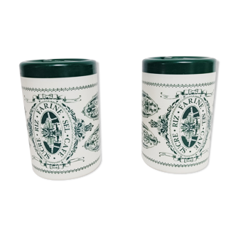 Set of 2 pots, Pernod conservation boxes