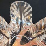Valves the Chatel empty cut crystal pocket plant shape 50s - 60s