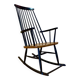 Fauteuil rocking chair design scandinave 1950 "Ilmari Tapiovaara".