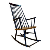 Fauteuil rocking chair design scandinave 1950 "Ilmari Tapiovaara".