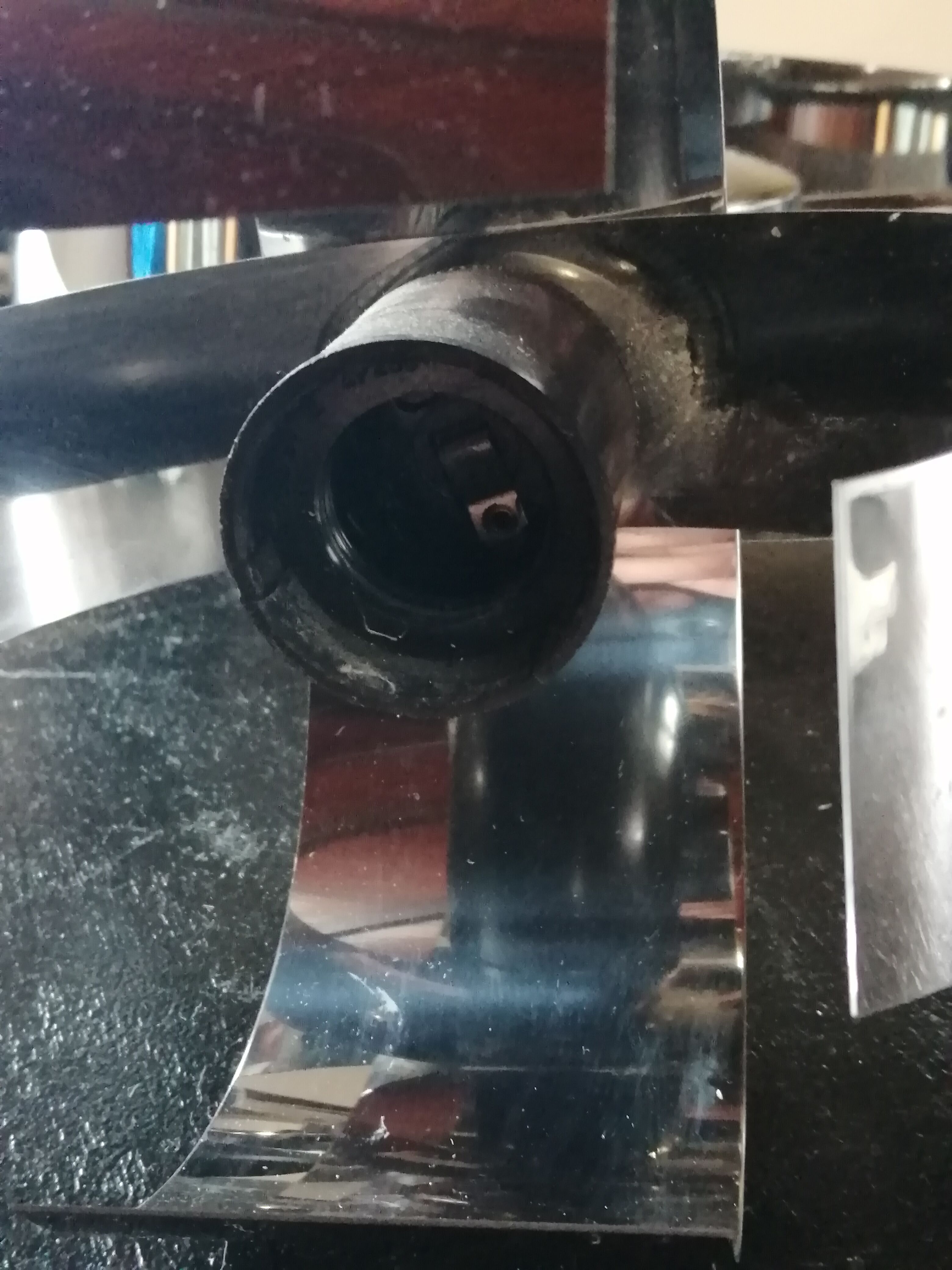 Space age design chandelier in vintage chromed metal year 70