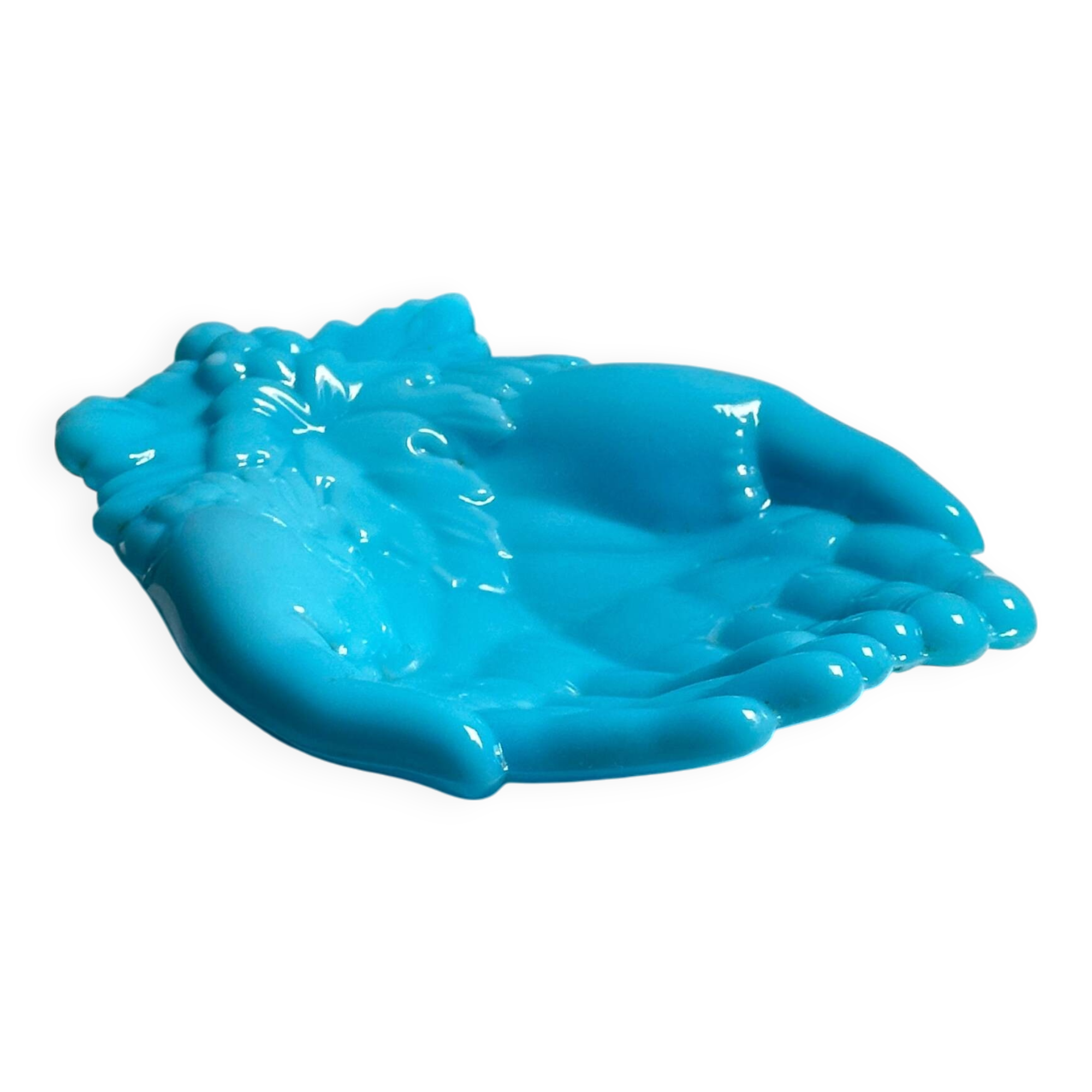 Vide Poche Opaline Art Nouveau 1900