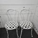 Wrought iron garden furniture