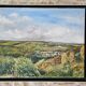 Oil on Canvas Painting of a Burgundy Landscape signed Blayo