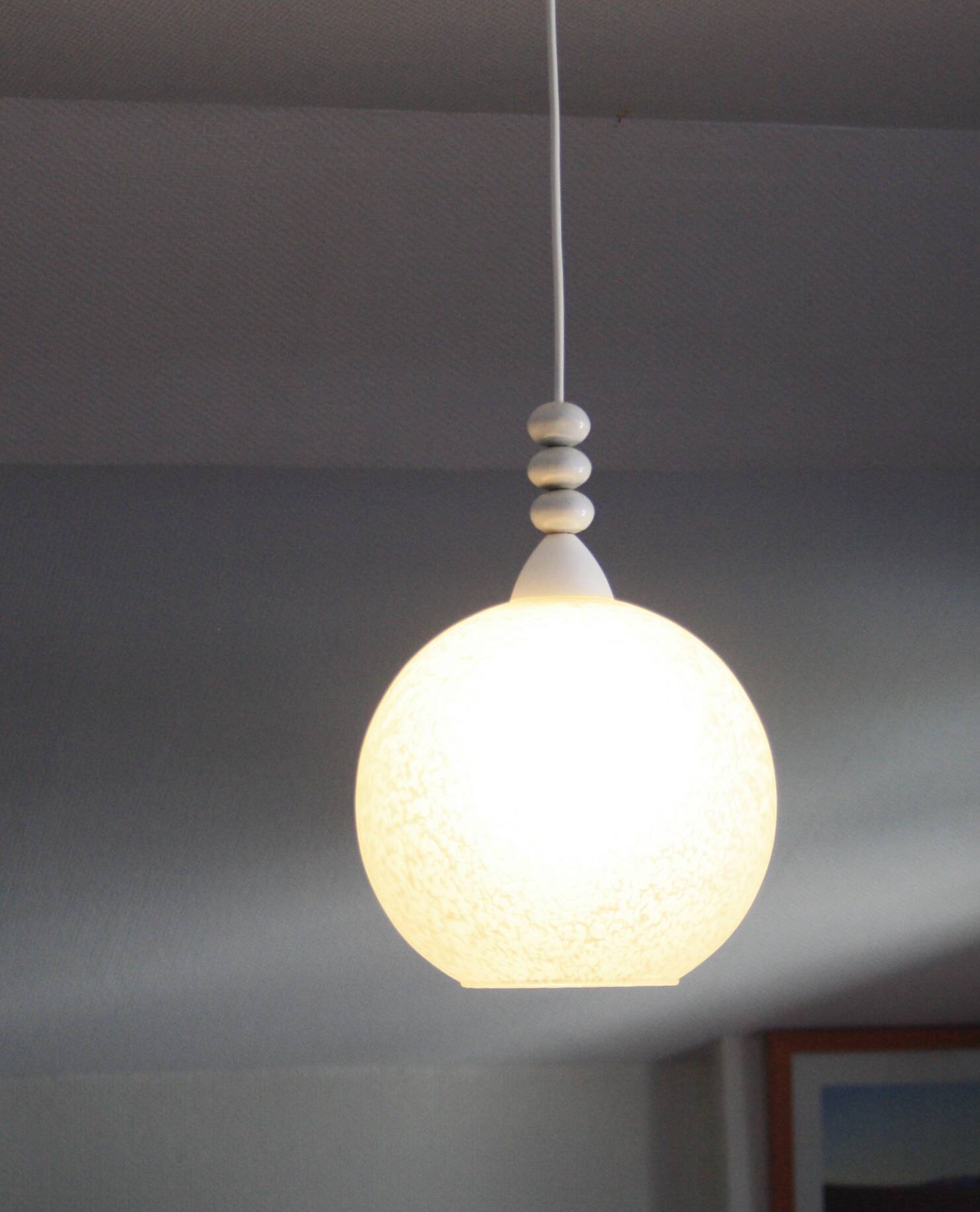 XXL Clichy glass spherical pendant light