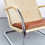 Anton Lorenz Bauhaus Cantilever D35 + Ottoman E35 for Tecta