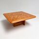 Beechwood mosaic inlaid coffee table, 1970s