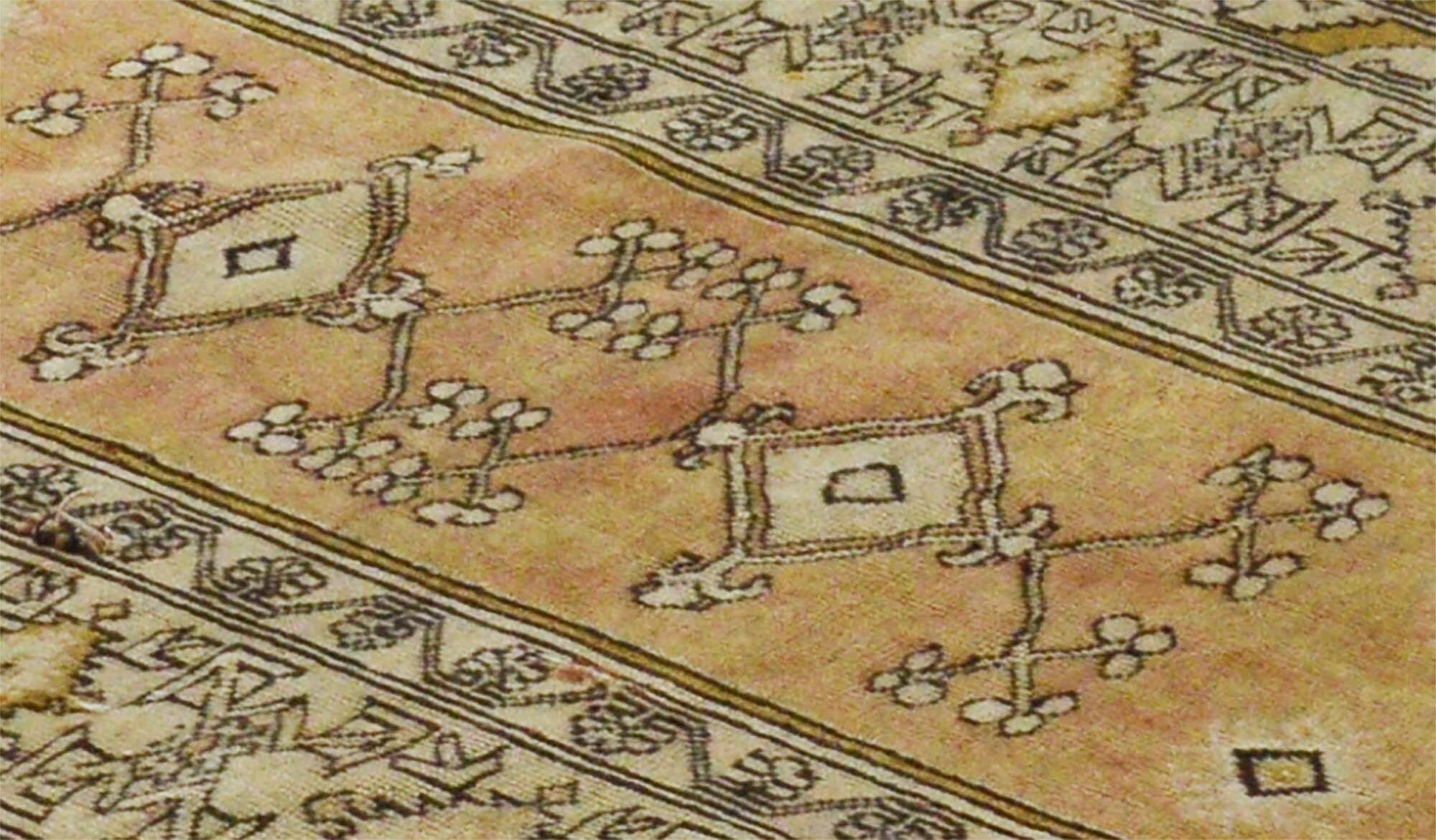 Turkish Anatolian Handmade Vintage Area Rug 185 cm x 110 cm