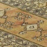 Turkish Anatolian Handmade Vintage Area Rug 185 cm x 110 cm