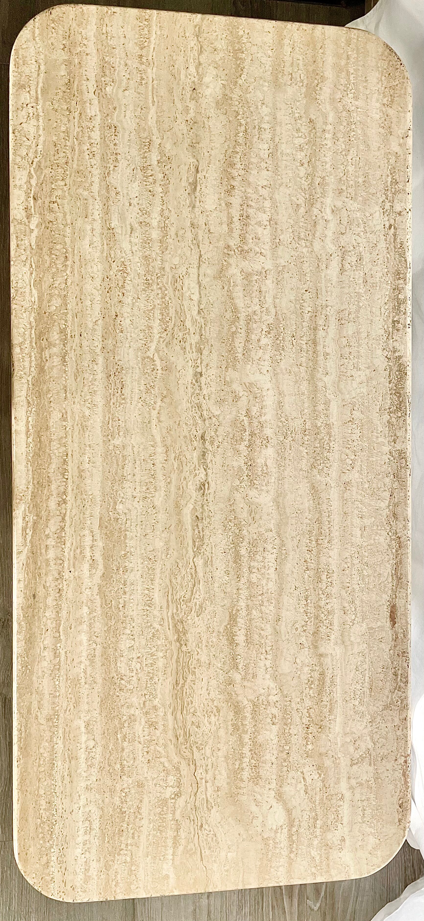 Low table in travertine