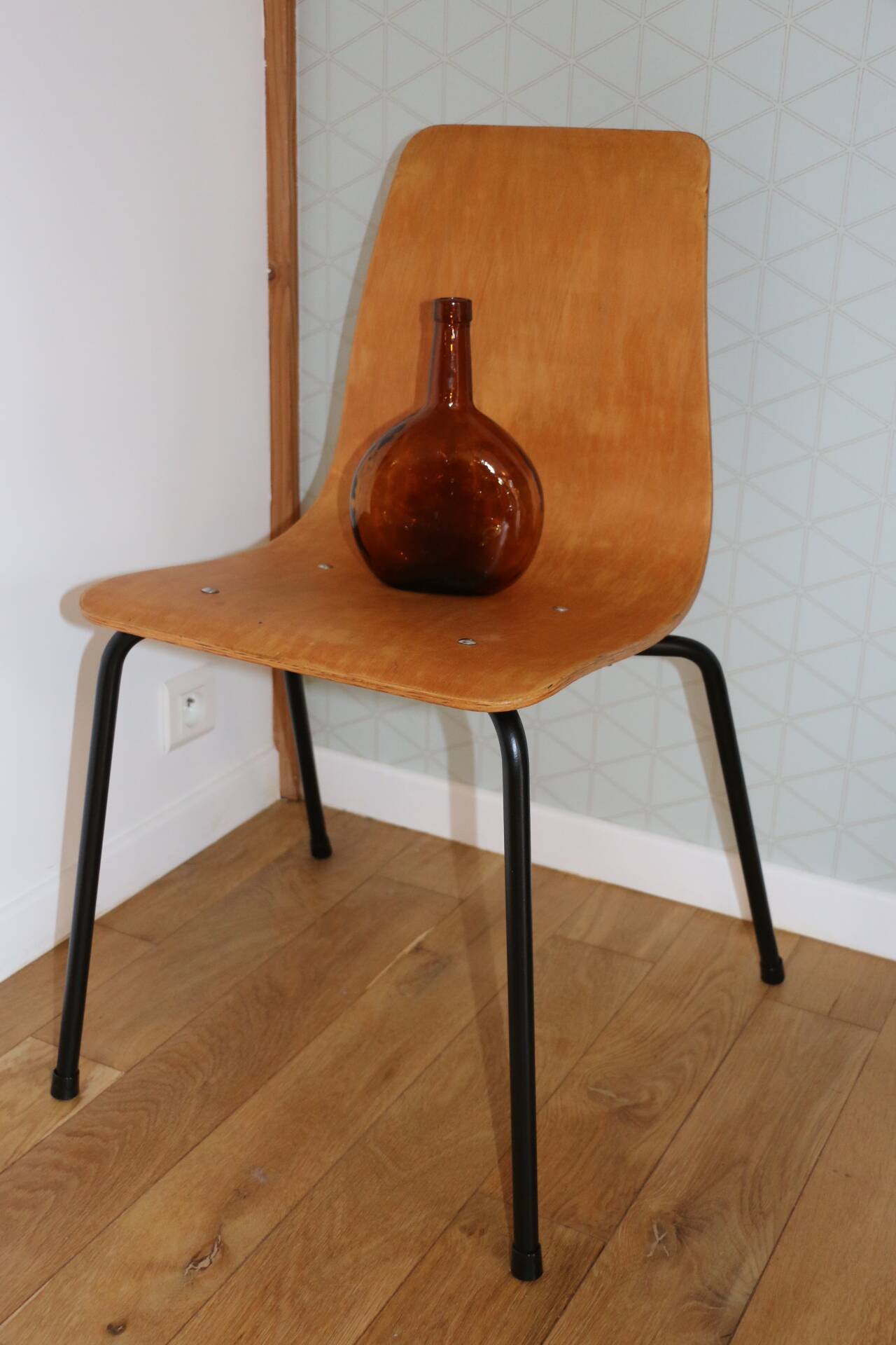 Dame Jeanne marron oblongue 230mm
