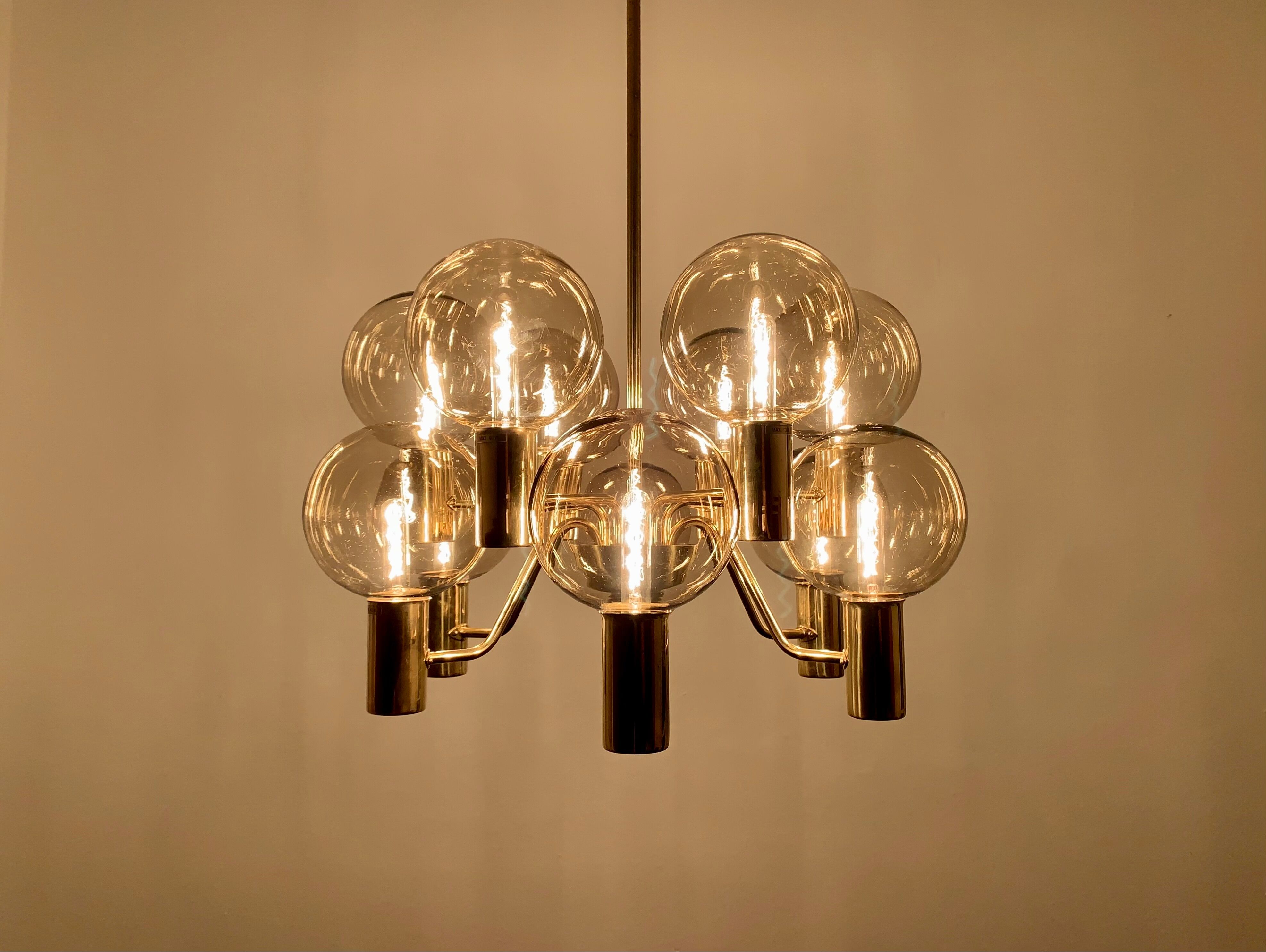 Swedish Patricia Chandelier by Hans Agne Jakobsson