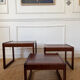 Nest of tables in teak from the 1960s.