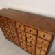 Vintage apothecary cabinet with 36 drawers 1930's