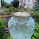 Vintage Origami glass pendant lamp