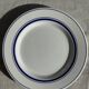 Set of 10 small dessert plates in Italian ceramic Total rim b