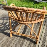 Child's wicker basket chair