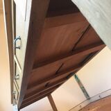 Farm table, 10 drawers