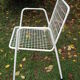 Pair of Italian Emu iron and rilsan armchairs