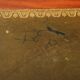 Antique Empire desk from Italy, 1900, mahogany veneer.