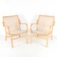Pair of Scandinavian armchairs