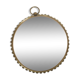 Mirror bulging witch shape pocket watch