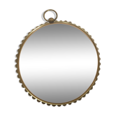 Miroir bombé sorcière forme montre à gousset