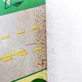 "Codaimant" metal pedagogical poster on the road code