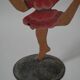 Vintage candelabra candle holder in hand-painted metal Netherlands 70s sun dancer
