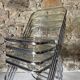4 folding chairs model PLIA by Giancarlo Piretti for Castelli