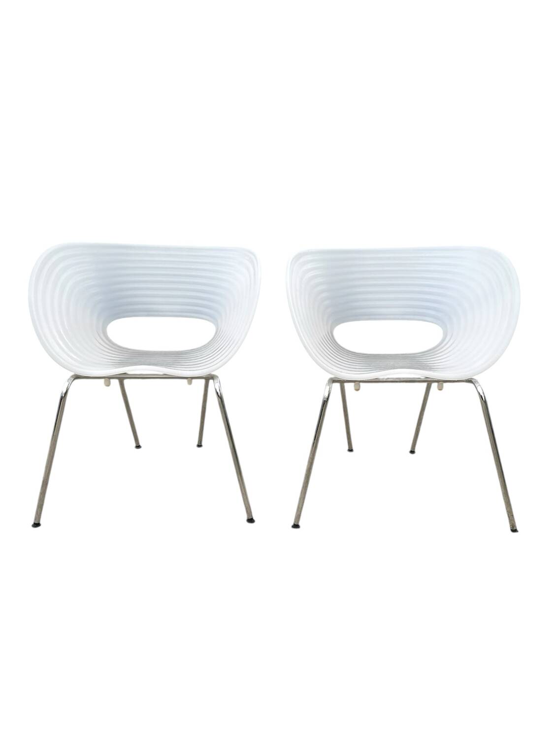 Lot de 2 chaises/fauteuils TOM VAC design by Ron Arad pour Vitra années 90