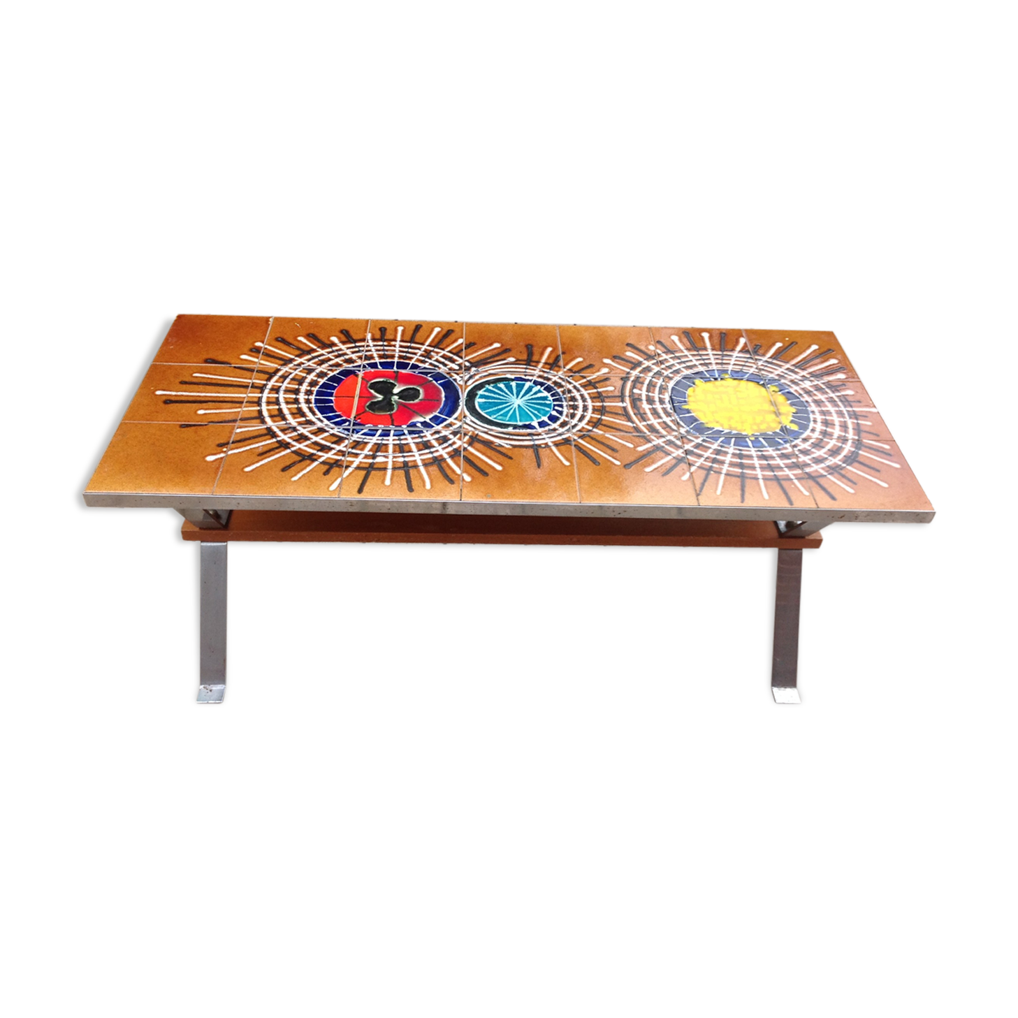 Vintage ceramic coffee table