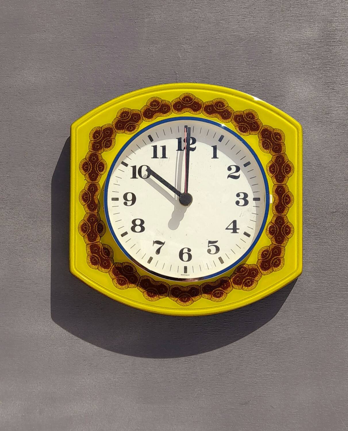 Jughans ceramic clock 70s