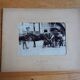 Old photograph 1900 farrier and horse by A. Rebut in Paris