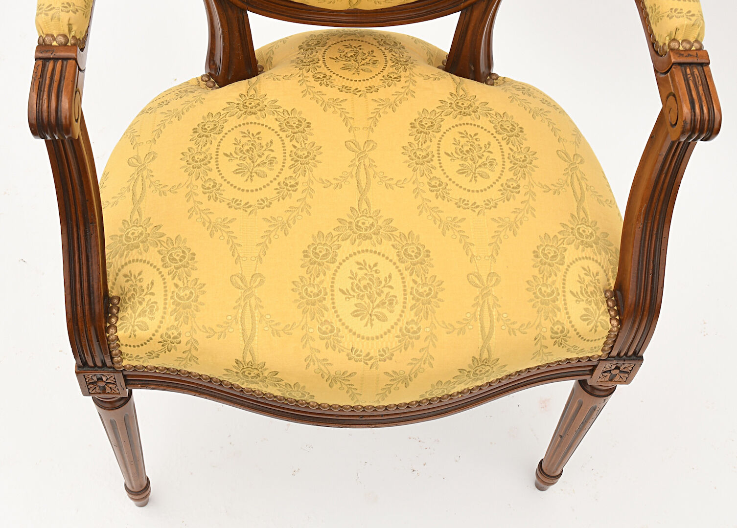 Louis XVI style convertible armchair