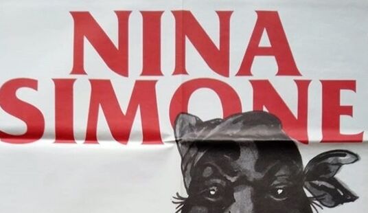 Affiche vintage Nina Simone concert 80x120 cm