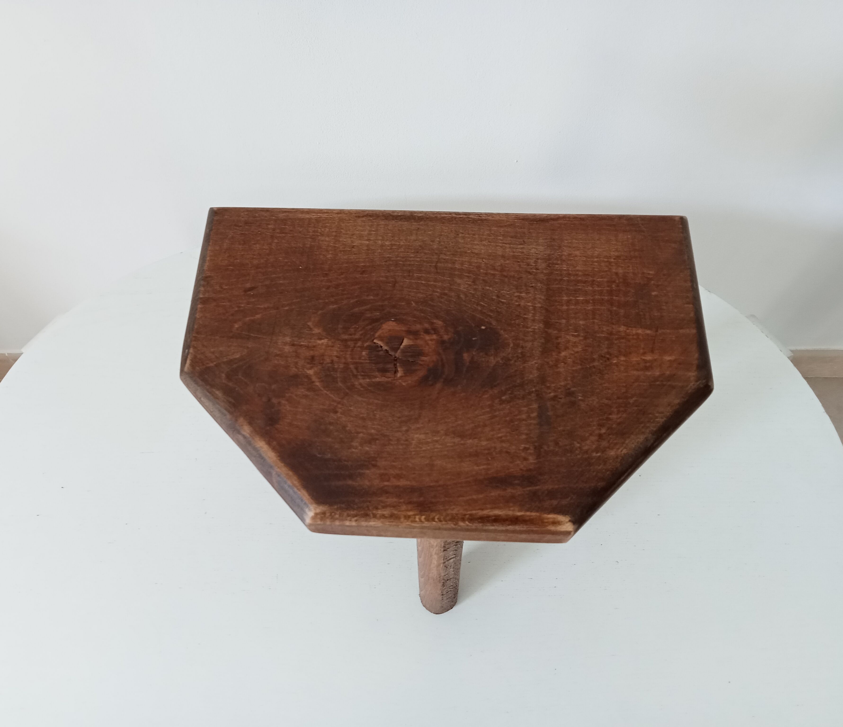 Vintage tripod stool by cowherd