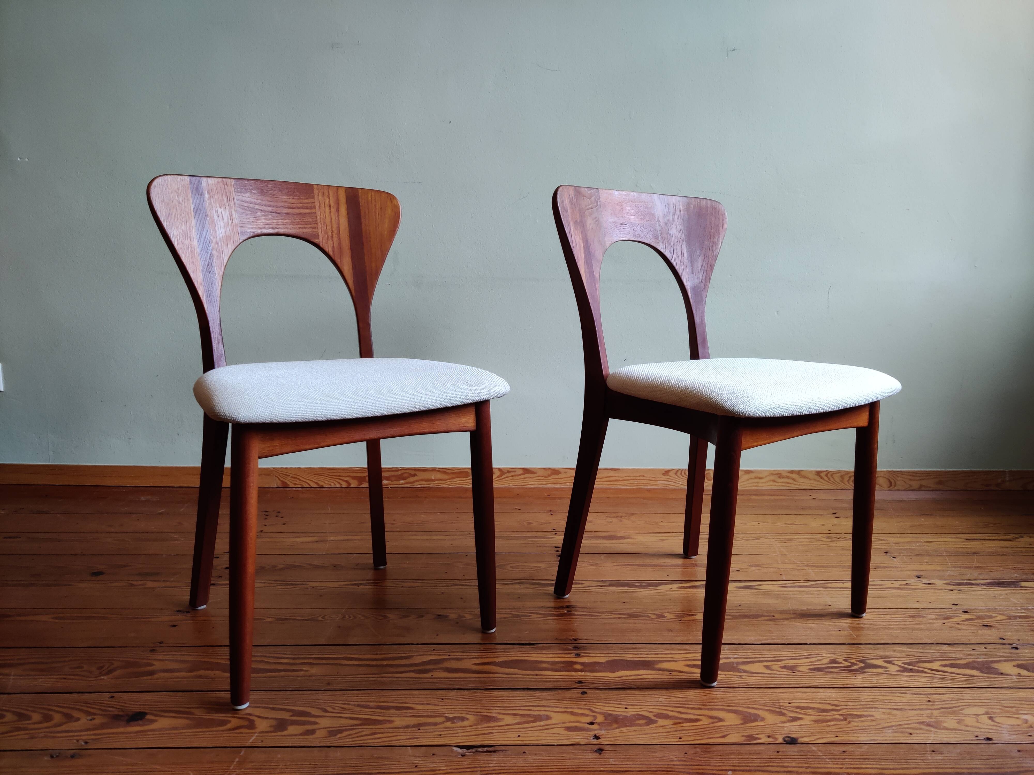 Danish "Peter" Dining Chairs by Niels Koefoed for Koefoeds Hornslet, Set of 4
